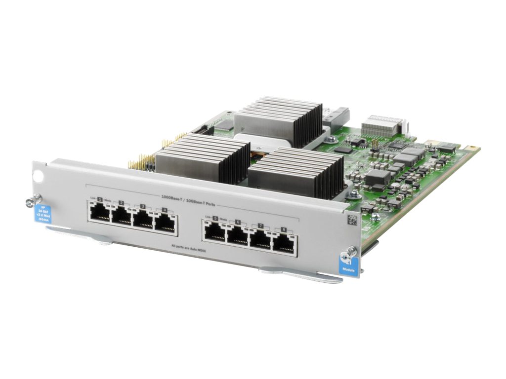 HPE - Erweiterungsmodul - 10Gb Ethernet x 8 - für HPE 8206, 8212; HPE Aruba 5406, 5412