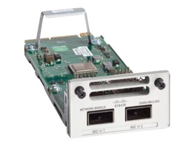 Cisco - Erweiterungsmodul - 40 Gigabit QSFP+ x 2 - fr Catalyst 9300