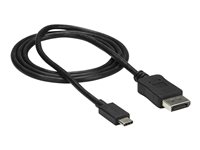 StarTech.com 3ft/1m USB C to DisplayPort 1.2 Cable 4K 60Hz, USB-C to DisplayPort Adapter Cable HBR2, USB Type-C DP Alt Mode to D