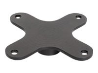 Gamber-Johnson MAX3 Device Plate - Montagekomponente (Befestigungsplatte) - eloxiertes Aluminium - schwarze Pulverbeschichtung -