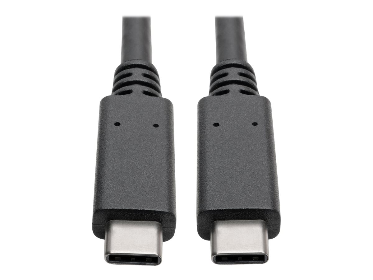 Eaton Tripp Lite Series USB-C Cable (M/M) - USB 3.2, Gen 2 (10 Gbps), 5A (100W) Rating, Thunderbolt 3 Compatible, 3 ft. (0.91 m)