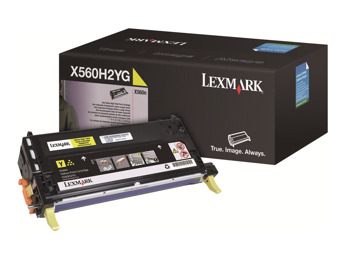 Lexmark - Hohe Ergiebigkeit - Gelb - Original - Tonerpatrone - fr Lexmark X560dn, X560n