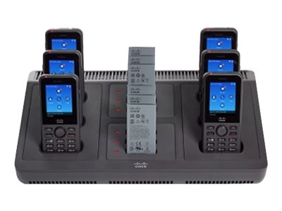 Cisco Multi-Charger - Batterieladegert / Ladestation + AC-Netzteil - fr IP Phone 8821; Unified Wireless IP Phone 8821, 8821-EX