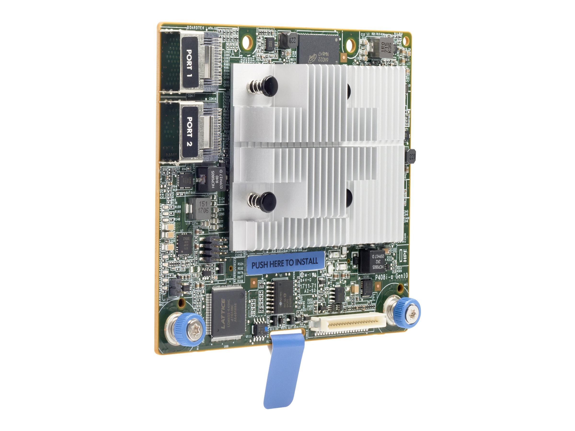 HPE Smart Array P408I-A SR Gen10 - Speichercontroller (RAID) mit flaches Khlblech - 8 Sender/Kanal - SATA 6Gb/s / SAS 12Gb/s - 