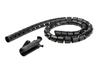 StarTech.com CMSCOILED Kabelbndelschlauch (1,5 m, 25mm / 1 Zoll Durchmesser, erweiterbarer Spiralkabel-Organizer) schwarz - Kab
