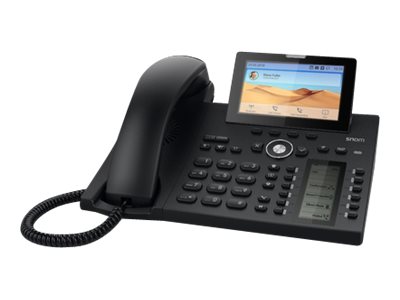 snom D385N - VoIP-Telefon mit Rufnummernanzeige - dreiweg Anruffunktion - SIP, RTCP, RTP, SRTP, SRTCP, SIP over TLS, RTCP-XR, SI