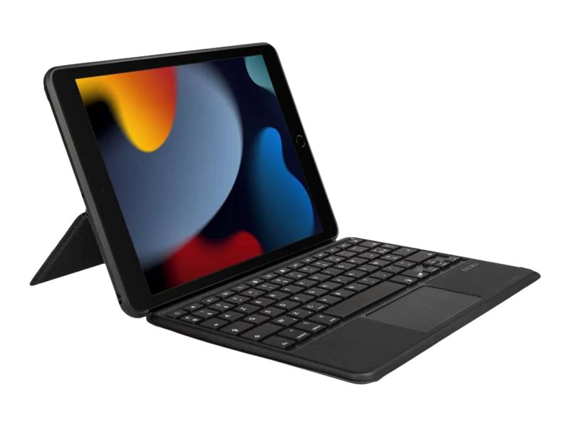 Gecko Covers - Tastatur und Foliohülle - with touchpad - hinterleuchtet - Bluetooth - AZERTY