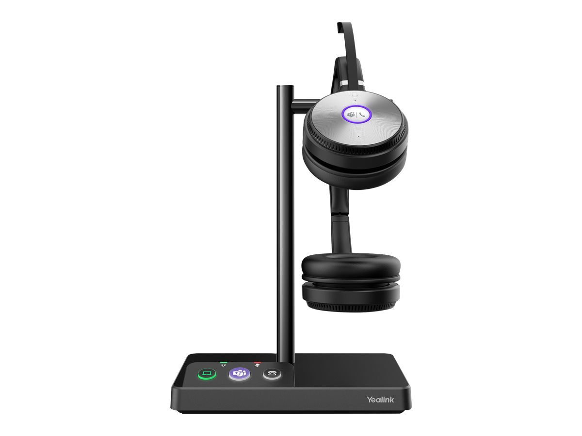 Yealink WH62 Dual - Fr Microsoft Teams - Headset - On-Ear - DECT - kabellos