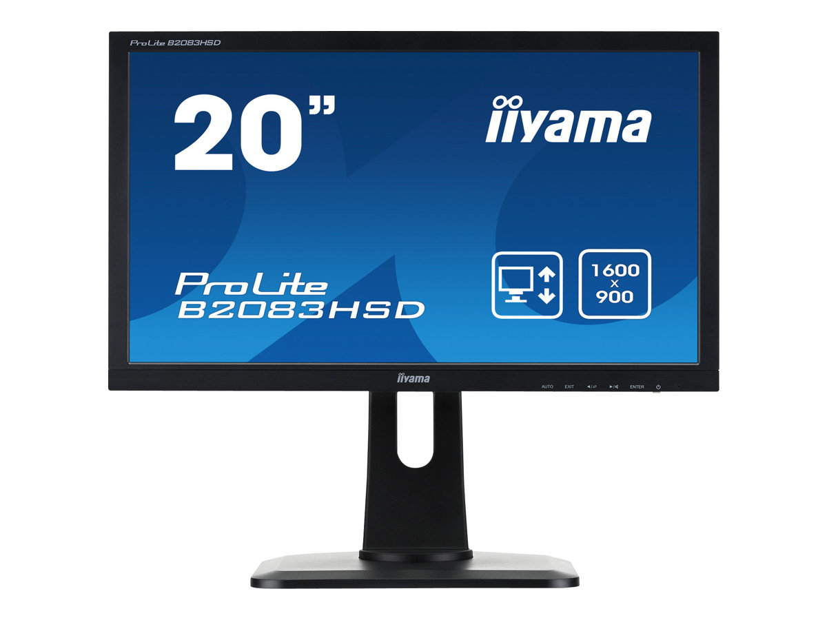 iiyama ProLite B2083HSD-B1 - LED-Monitor - 50.8 cm (20