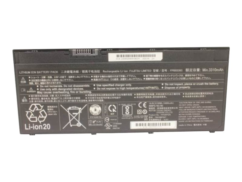 Fujitsu - Laptop-Batterie - 4 Zellen - 50 Wh - für LIFEBOOK E5410, E5510, E5511, T937, U7410, U747, U7510, U757
