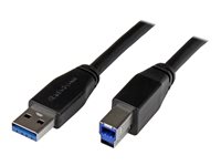 StarTech.com 1m SuperSpeed USB 3.0 A auf B Kabel - St/St - USB 3.0 Anschlusskabel - USB-Kabel - USB Type B (M) zu USB Typ A (M) 