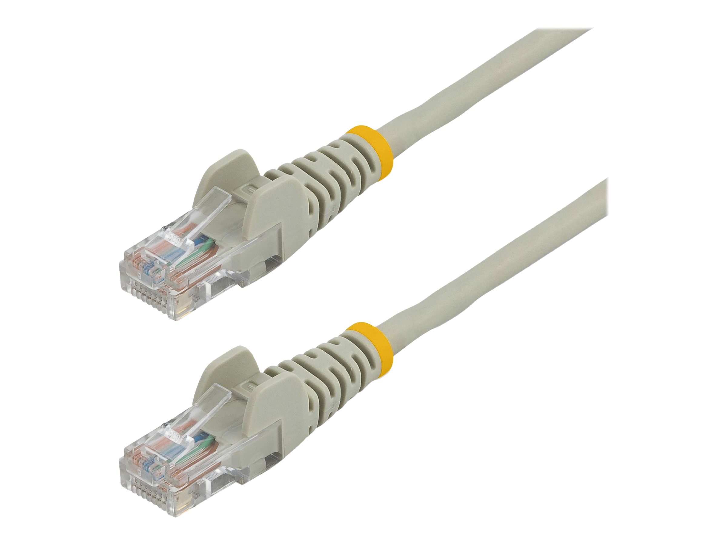 StarTech.com 0,5m Cat5e Ethernet Netzwerkkabel Snagless mit RJ45 - Cat 5e UTP Kabel - Grau - Patch-Kabel - RJ-45 (M) zu RJ-45 (M