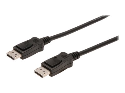DIGITUS - DisplayPort-Kabel - DisplayPort (M) zu DisplayPort (M) - 1 m - geformt, 4K Untersttzung - Schwarz