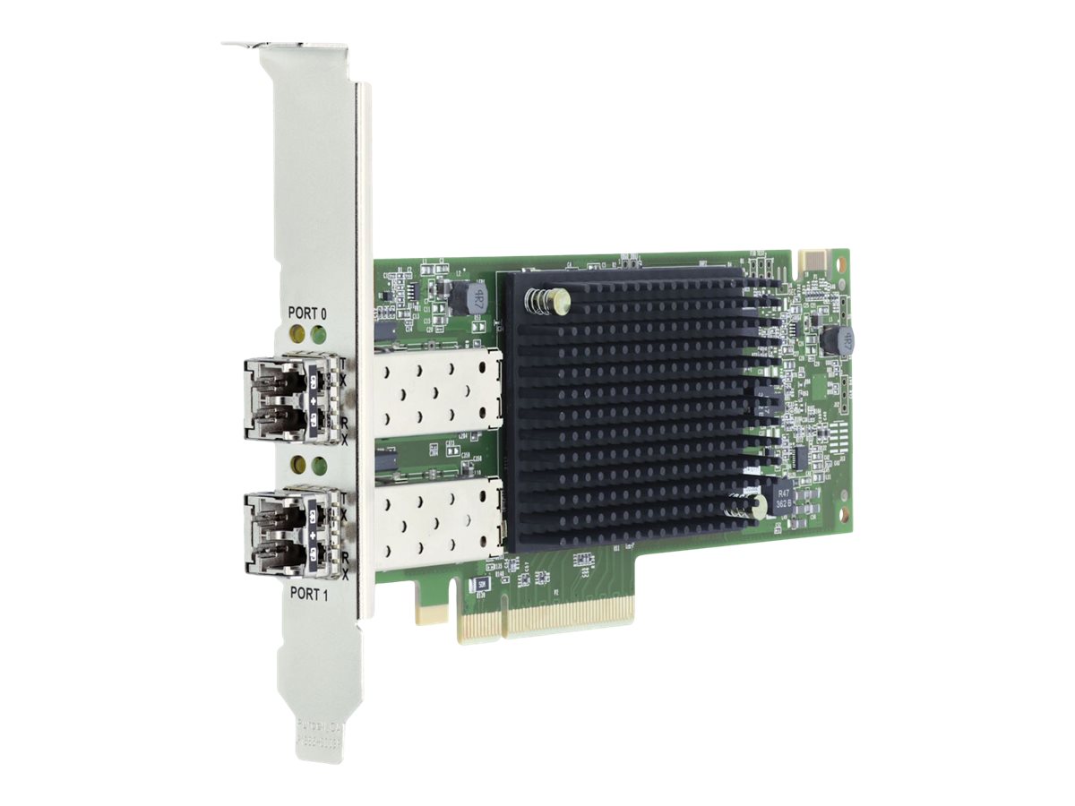 Lenovo ThinkSystem Emulex LPe32002 V2 - Hostbus-Adapter - PCIe 4.0 x8 Low-Profile - 32Gb Fibre Channel Gen 7 (Short Wave) x 2 - 