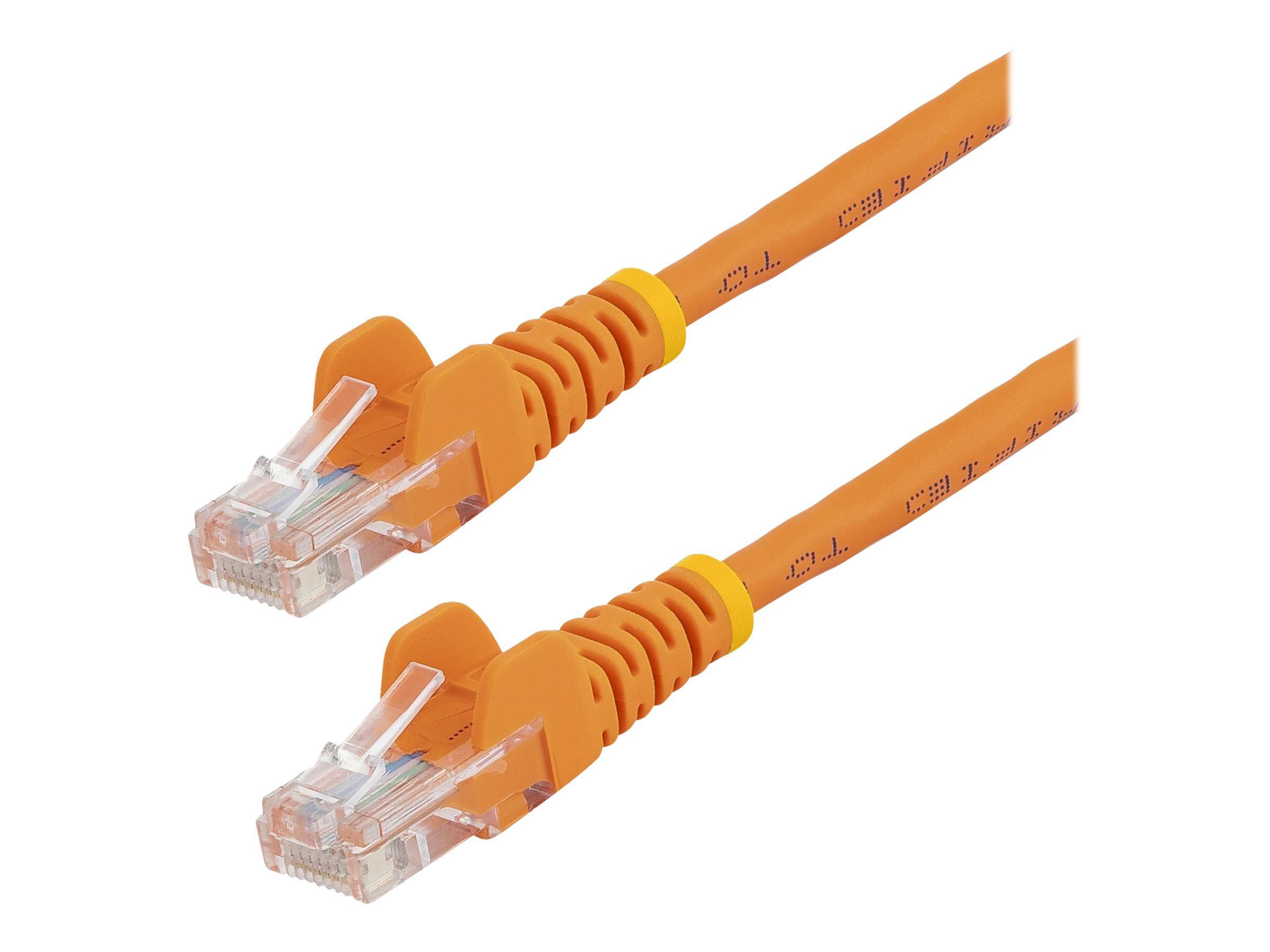 StarTech.com CAT5e Cable - 10 m Orange Ethernet Cable - Snagless - CAT5e Patch Cord - CAT5e UTP Cable - RJ45 Network Cable