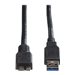Roline - USB-Kabel - Micro-USB Typ B (M) zu USB Typ A (M) - USB 3.0 - 80 cm - geformt
