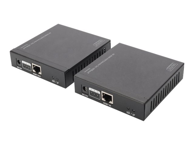 DIGITUS Professional DS-55502 4K HDMI KVM Extender Set - KVM-/Audio-Extender - HDBaseT - USB - bis zu 70 m