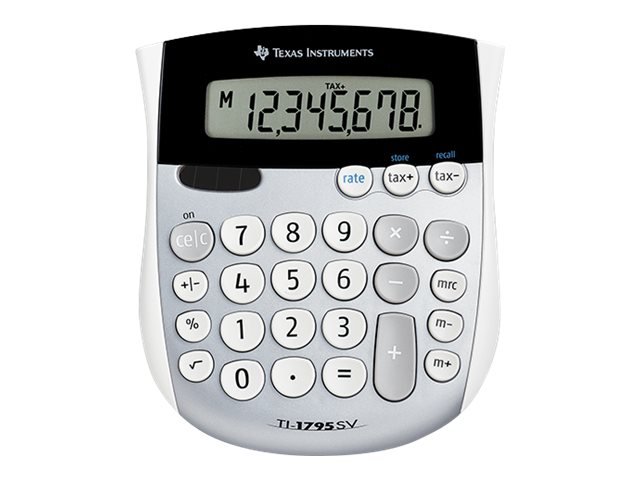 Texas Instruments TI-1795 SV - Desktop-Taschenrechner - 8 Stellen - Solarpanel, Batterie