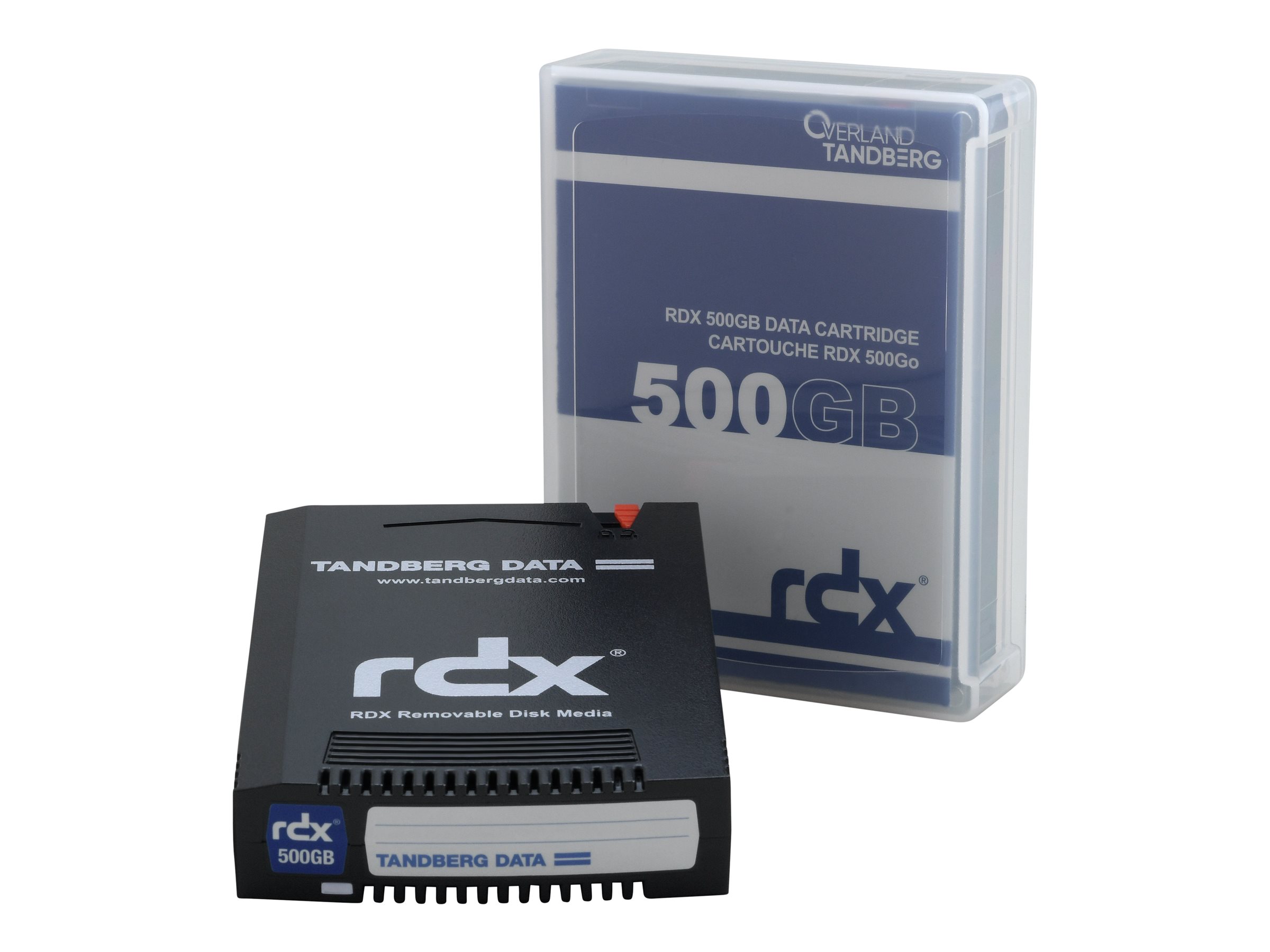 Overland Tandberg RDX QuikStor - RDX HDD Kartusche - 500 GB - für Tandberg Data RDX QuikStation 4, RDX QuikStation 8, RDX QuikSt