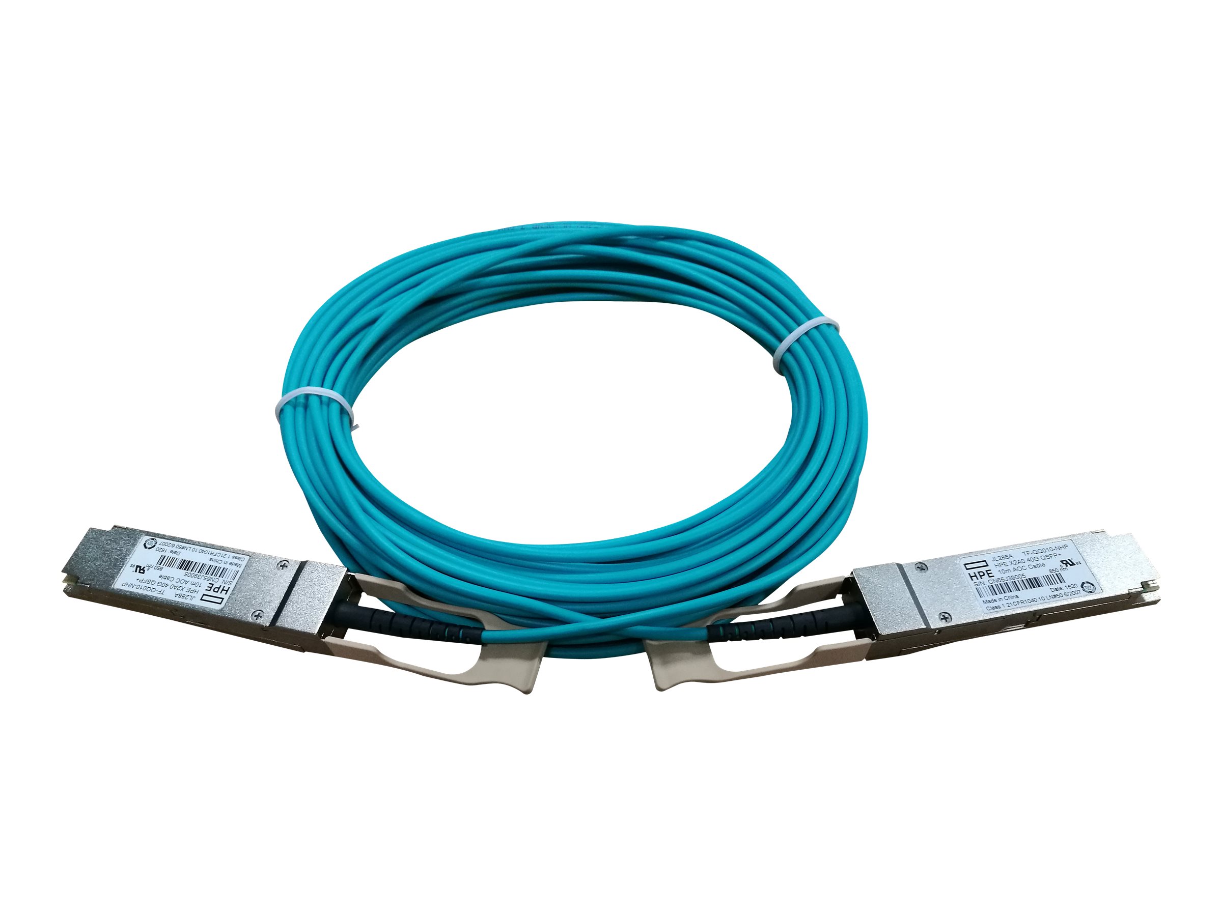 HPE X2A0 - Netzwerkkabel - QSFP+ zu QSFP+ - 10 m - Glasfaser - aktiv