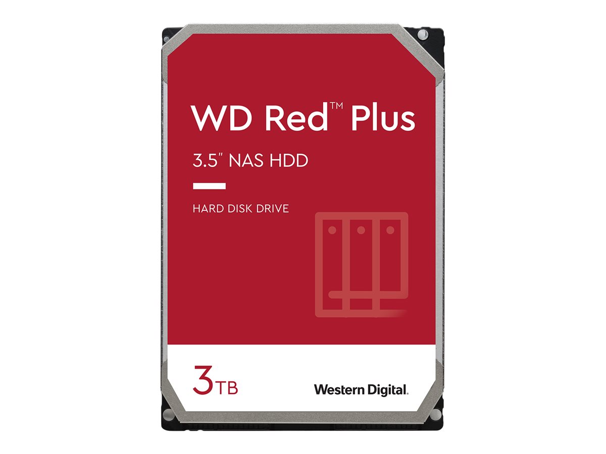 WD Red Plus WD30EFPX - Festplatte - 3 TB - intern - 3.5