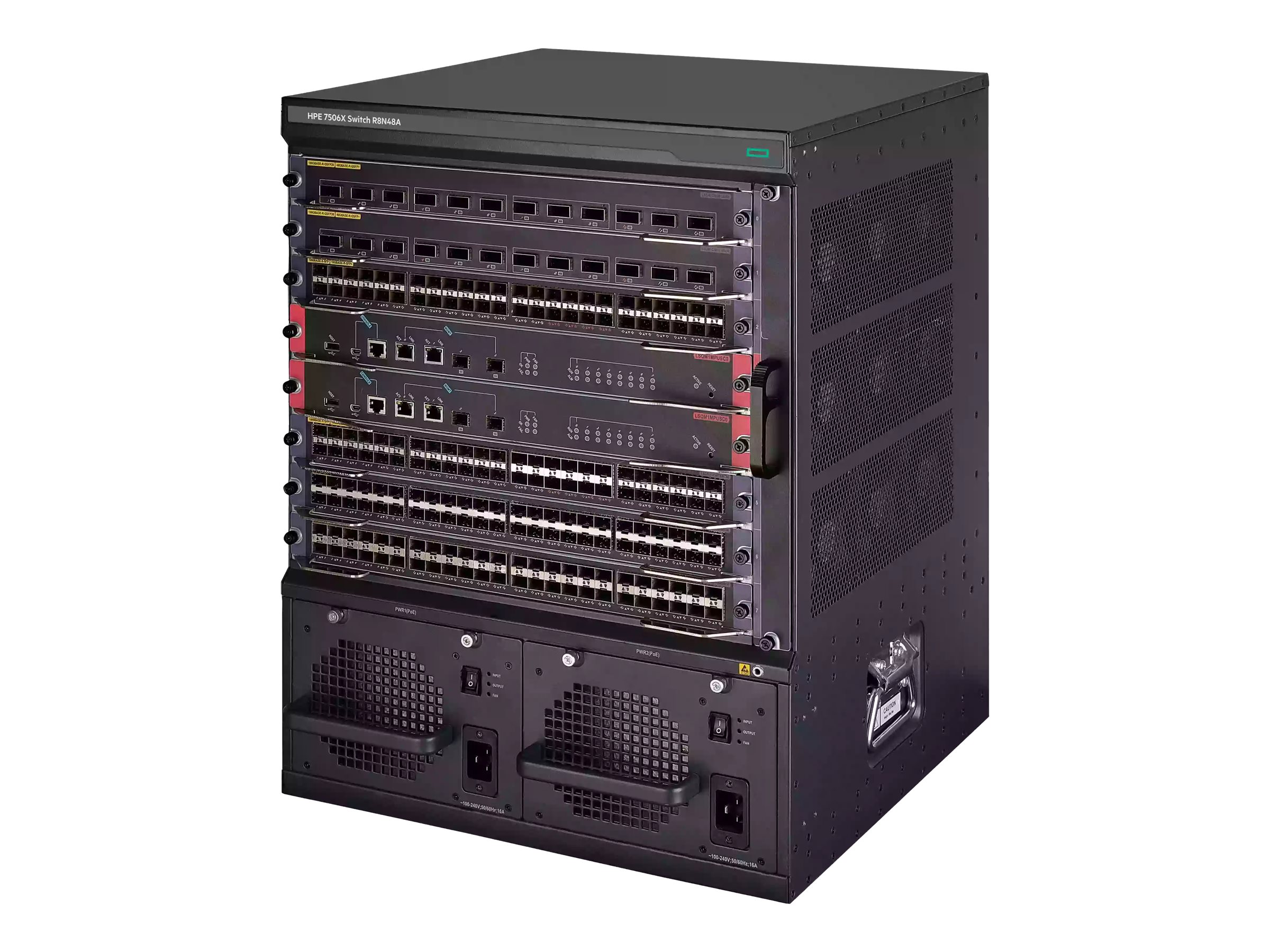 HPE FlexNetwork 7506X 6-slot Chassis - Switch - L3 - managed - an Rack montierbar - PoE