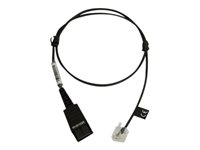 Jabra - Headset-Kabel - Quick Disconnect zu RJ-45 - 50 cm - für BIZ 2300, 2400; Siemens OpenStage 30, 40, 40T, 60, 80, 80T