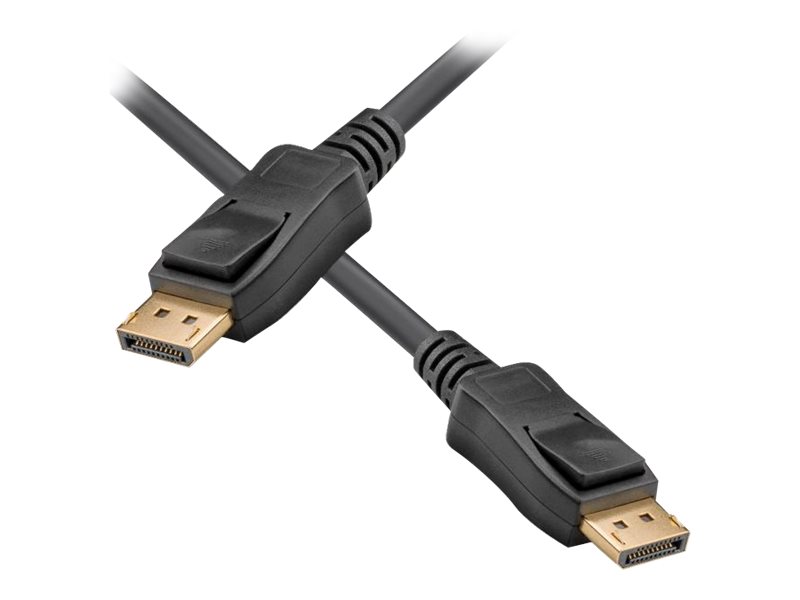 M-CAB - DisplayPort-Kabel - DisplayPort (M) eingerastet zu DisplayPort (M) eingerastet - 2 m - rund - Schwarz
