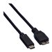 Roline - USB-Kabel - Micro-USB Typ B (M) zu 24 pin USB-C (M) - USB 3.1 - 1 m - Schwarz