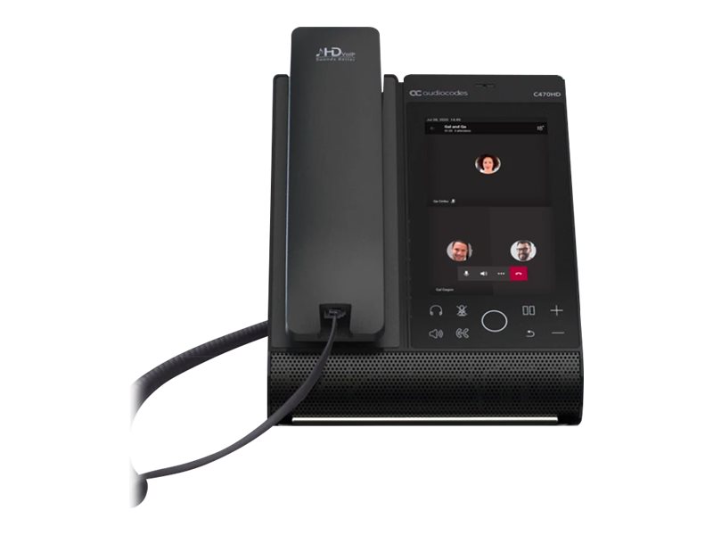 AudioCodes C470HD - VoIP-Telefon - mit Bluetooth-Schnittstelle mit Rufnummernanzeige - RTCP, RTP, SRTP