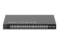 NETGEAR AV Line M4350-40X4C - Switch - L3 - managed - 40 x 100/1000/2.5G/5G/10GBase-T (PoE++) + 4 x 40/100 Gigabit QSFP28 - Luft