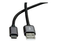 Roline - USB-Kabel - 24 pin USB-C (M) geltet zu USB (M) geltet - USB 2.0 - 1.8 m - Schwarz