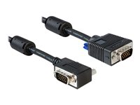 Delock - VGA-Kabel - HD-15 (VGA) (M) zu HD-15 (VGA) (M) - 2 m - 90 Stecker