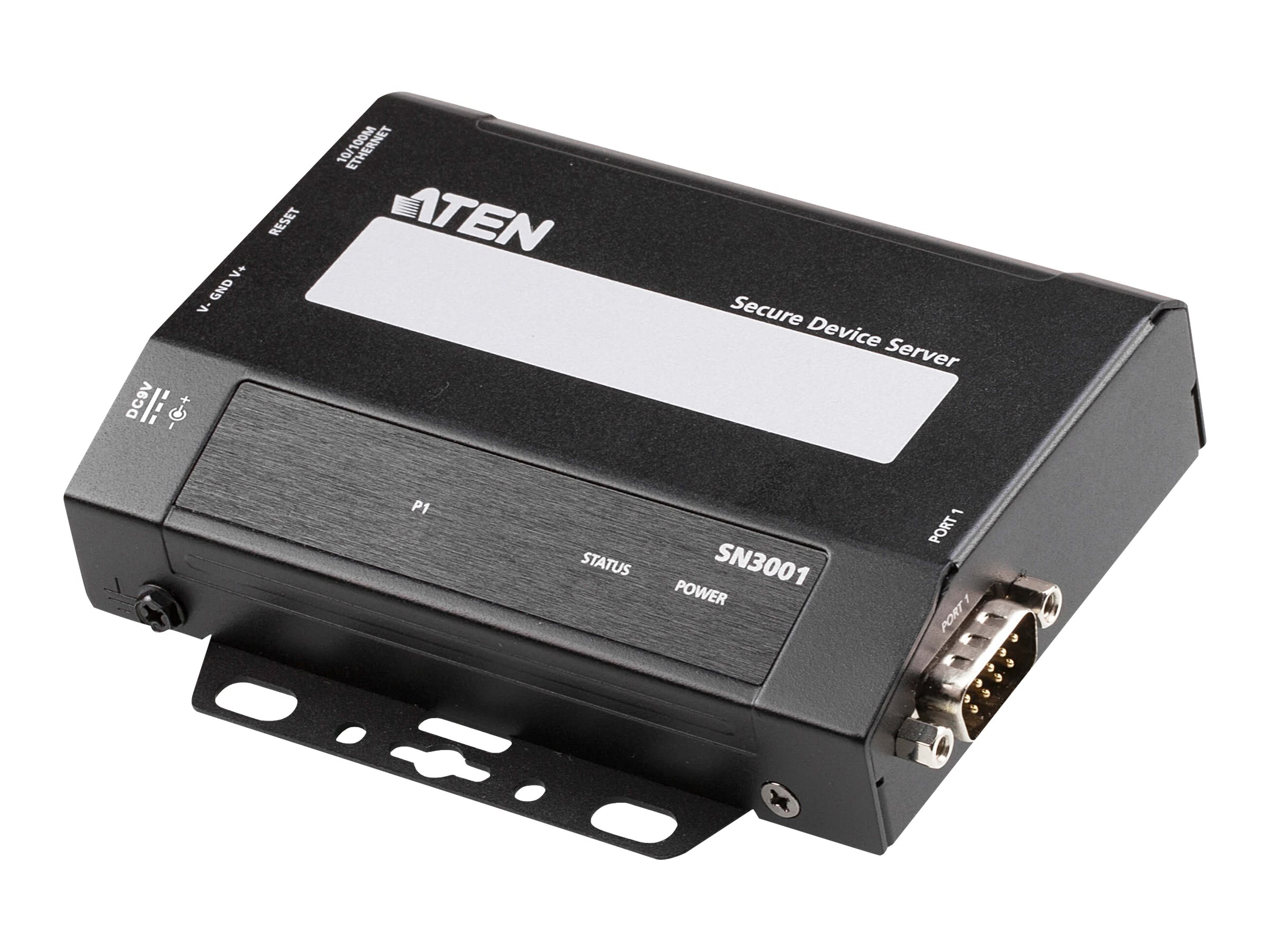 ATEN Altusen SN3000 series SN3001 - Geräteserver - 100Mb LAN, RS-232