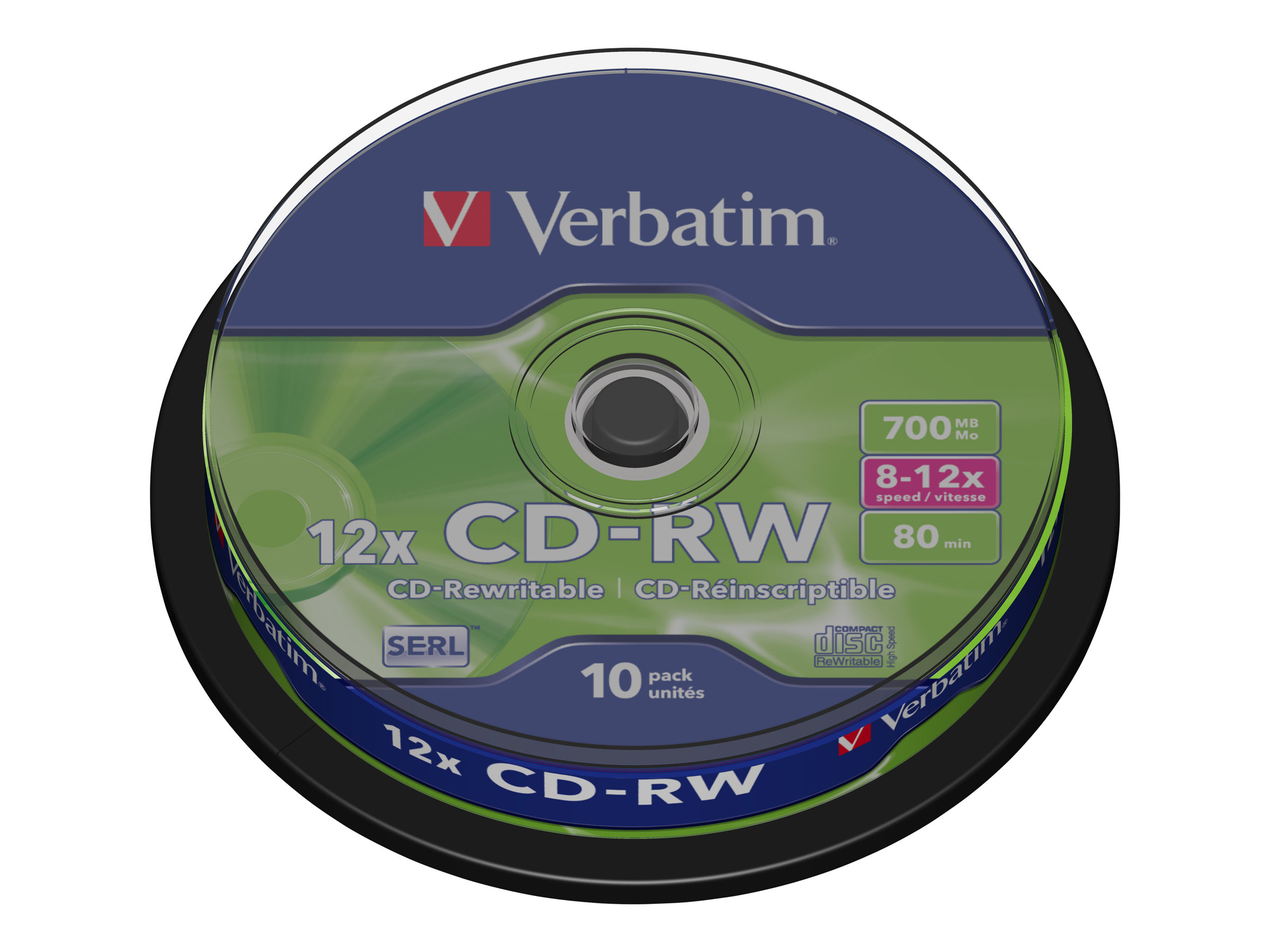 Verbatim DataLifePlus - 10 x CD-RW - 700 MB 8x - 12x