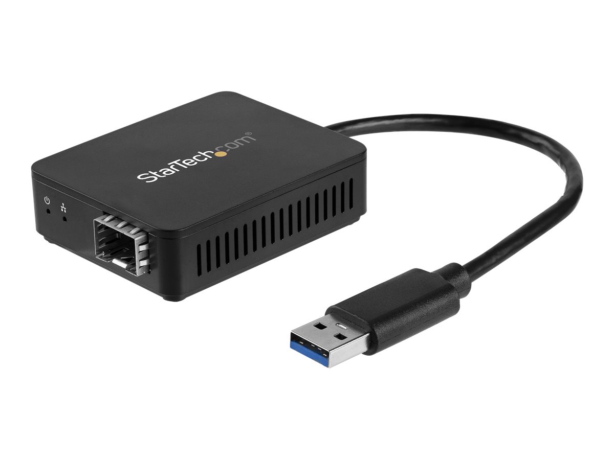 StarTech.com USB 3.0 auf LWL Konverter - Offener SFP - USB 3.0 Gigabit Ethernet Netzwerk Adapter - 1000BASE-SX/LX - Windows / Ma