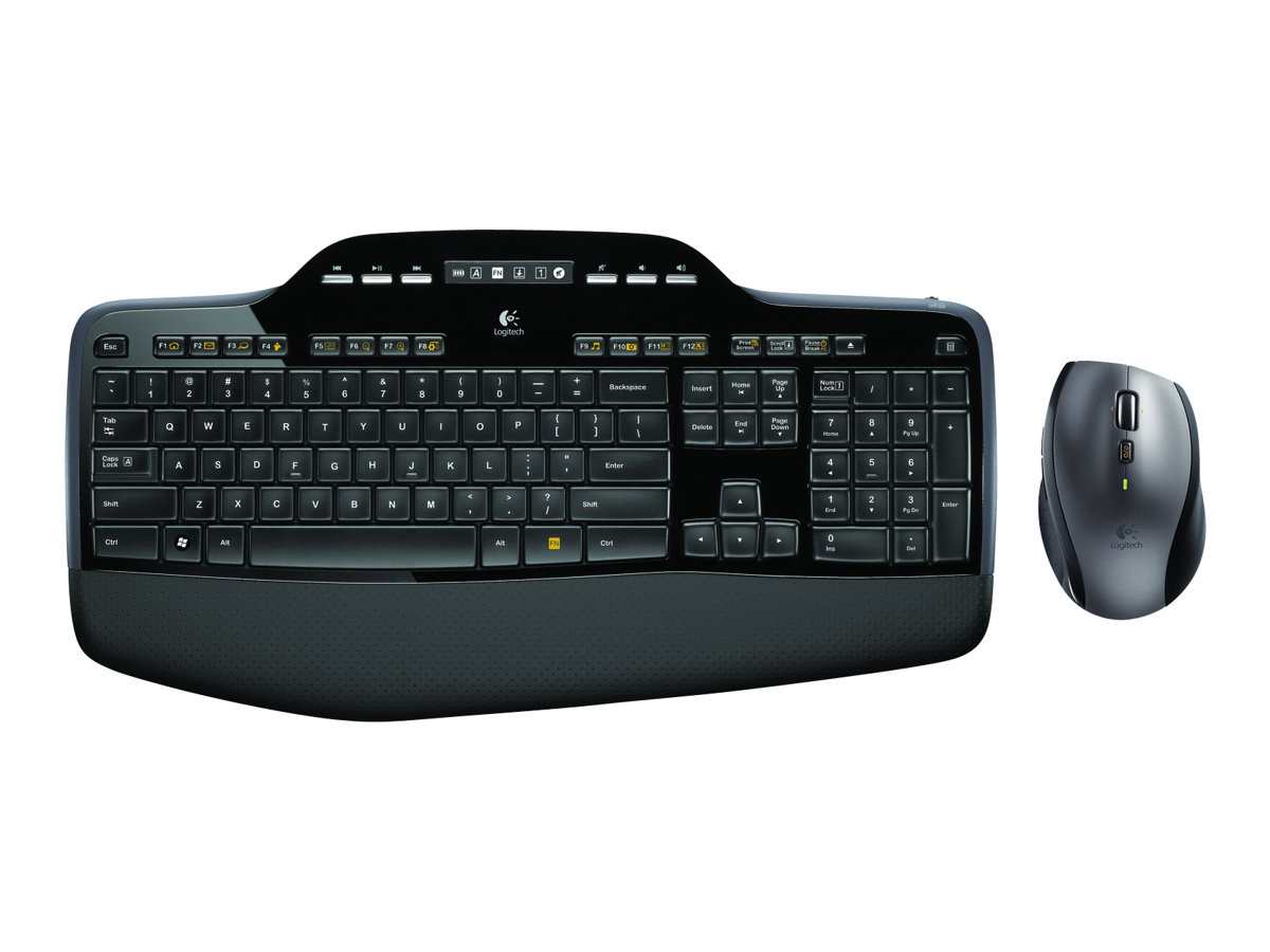 Logitech Wireless Desktop MK710 - Tastatur-und-Maus-Set - kabellos - 2.4 GHz - Englisch