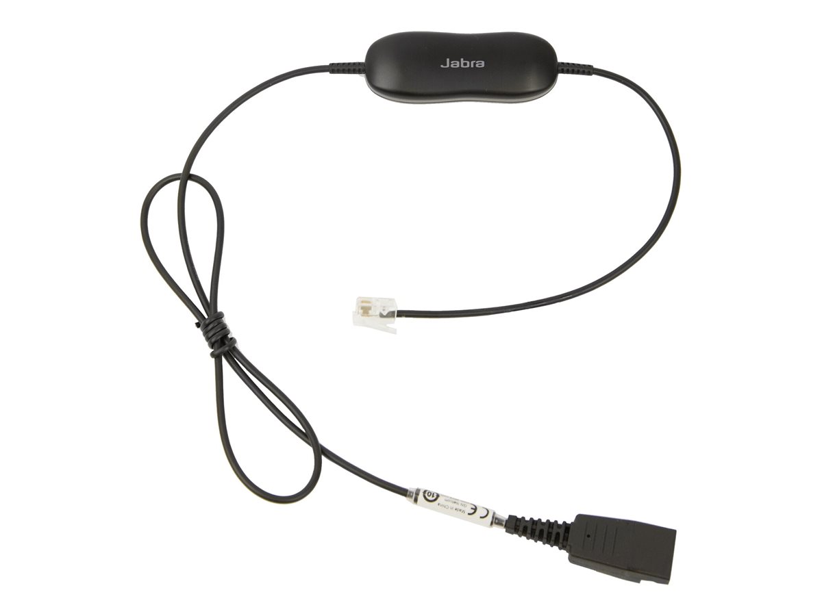 Jabra GN1216 - Headset-Kabel - Quick Disconnect Stecker zu RJ-9 mnnlich - 80 cm - fr Avaya one-X Deskphone Edition 96XX; Jabra