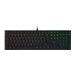 CHERRY MX 10.0N RGB - Tastatur - Hintergrundbeleuchtung - USB - Deutsch - Tastenschalter: CHERRY MX Low Profile RGB Speed