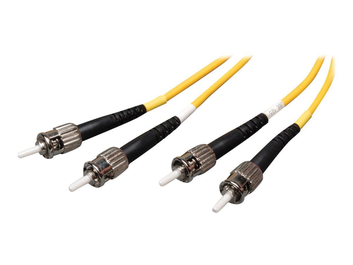 Eaton Tripp Lite Series Duplex Singlemode 9/125 Fiber Patch Cable (ST/ST), 1M (3 ft.) - Patch-Kabel - ST Einzelmodus (M) zu ST E