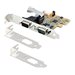 StarTech.com 2-Port PCI Express Serial Card, Dual Port PCIe to RS232 (DB9) Serial Interface Card, 16C1050 UART, Standard or Low 