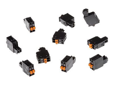 AXIS Connector A 2-pin 2.5 Straight - Kamerastecker (Packung mit 10) - für AXIS Q1656-BE, Q1656-BLE