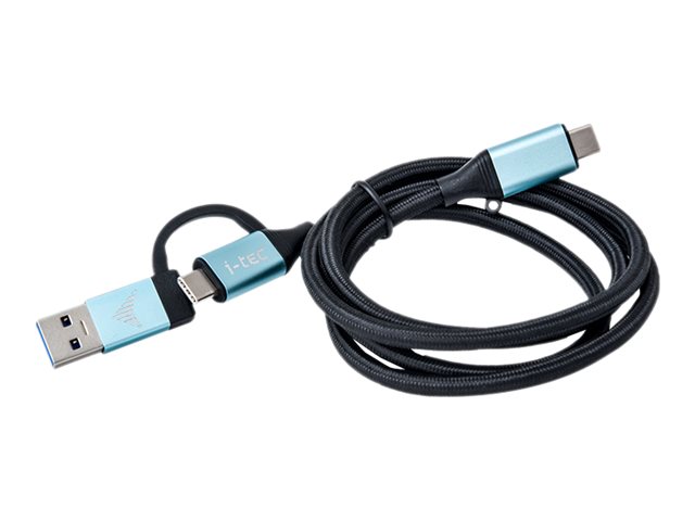 i-Tec - USB-Kabel - USB, 24 pin USB-C (M) zu 24 pin USB-C (M) - USB 3.1 Gen 2 - 1 m - 4K Untersttzung, untersttzt Stromversorg