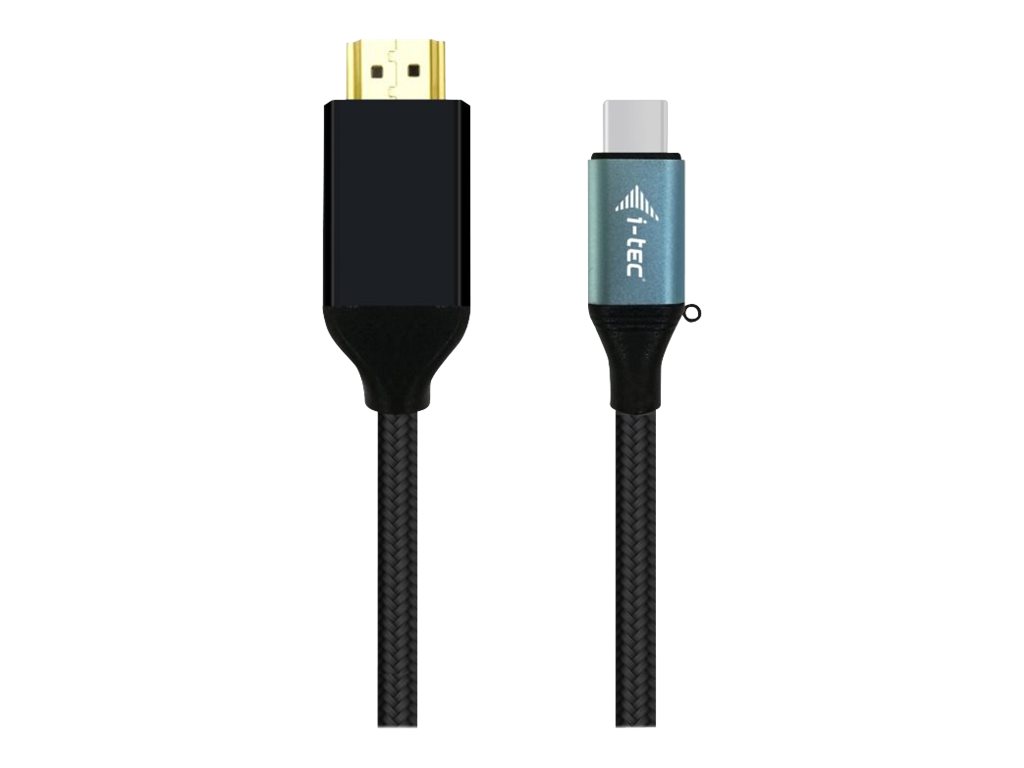 i-Tec - Video- / Audiokabel - 24 pin USB-C mnnlich zu HDMI mnnlich - 1.5 m - 4K Untersttzung