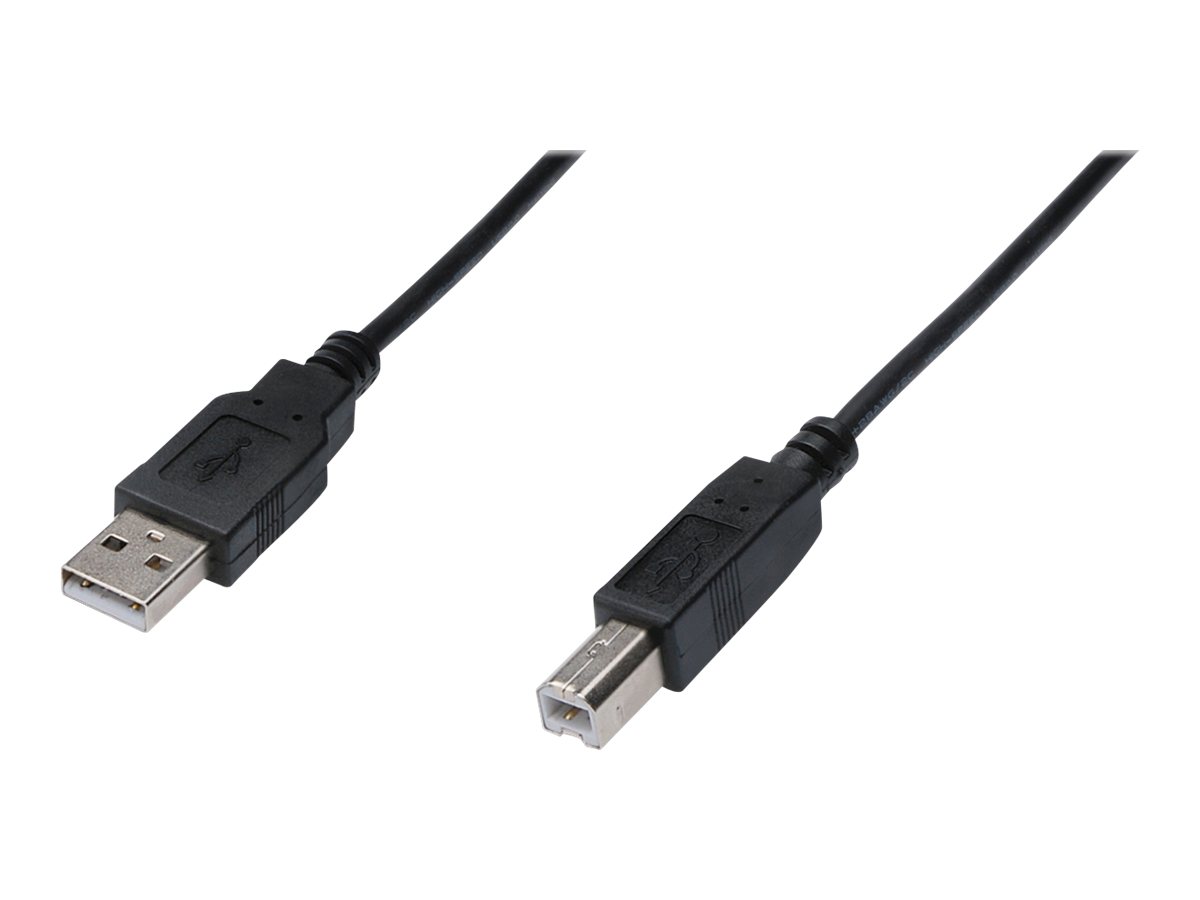 ASSMANN - USB-Kabel - USB Typ B (M) zu USB (M) - USB 2.0 - 1 m - geformt