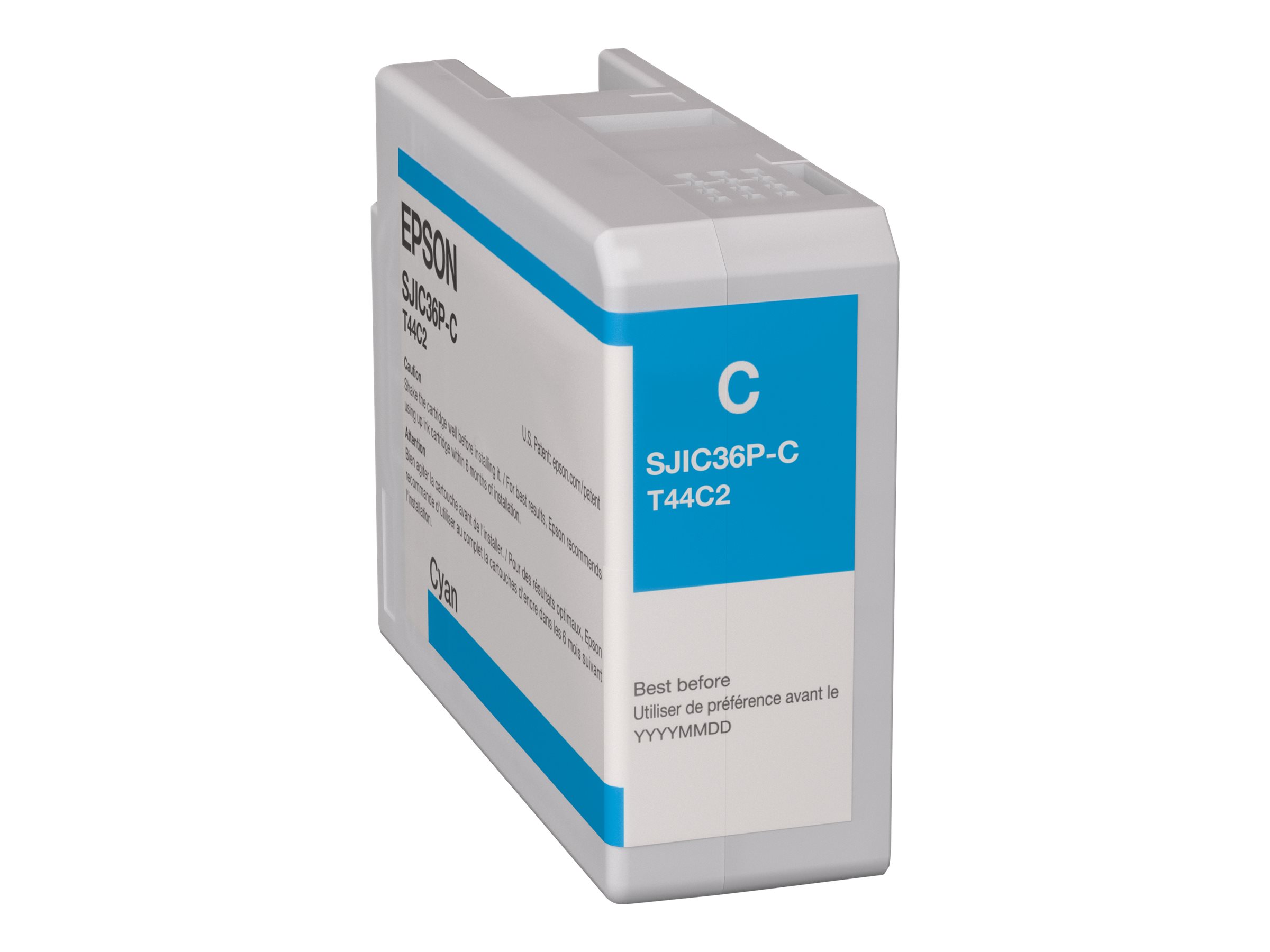 Epson SJIC36P(C) - 80 ml - Cyan - Original - Tintenpatrone - fr ColorWorks CW-C6000Ae, CW-C6000Pe, CW-C6500Ae, CW-C6500Pe