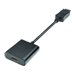 M-CAB - Videoadapter - DisplayPort mnnlich zu HDMI weiblich - 20 cm - Schwarz - 4K Untersttzung, Passiv