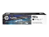 HP 981A - 106 ml - Schwarz - Original - PageWide - Tintenpatrone