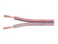exertis Connect - Lautsprecherkabel - 0.75 mm - 25 m - durchsichtig rot