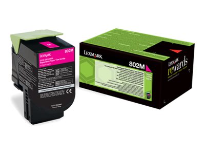 Lexmark 802M - Magenta - Original - Tonerpatrone LCCP, LRP - fr Lexmark CX310dn, CX310n, CX410de, CX410dte, CX410e, CX510de, CX